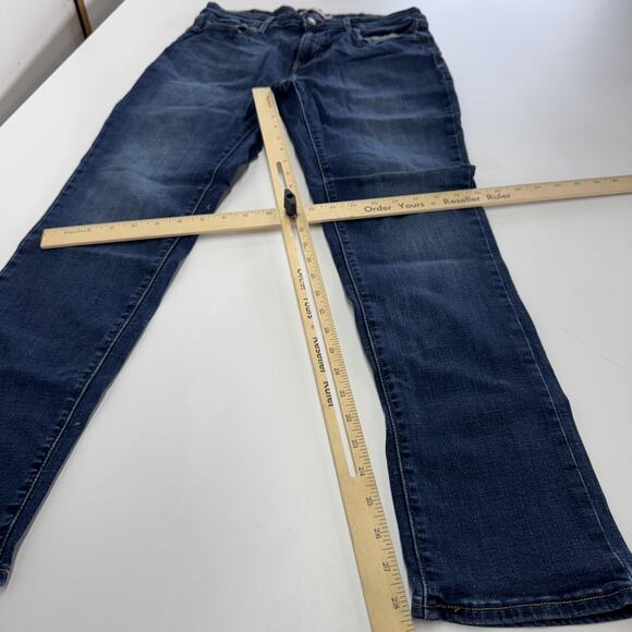 Levis Jeans Womens 32 Blue Mid Rise Skinny Stretch Denim Classic Casual - Picture 6 of 6
